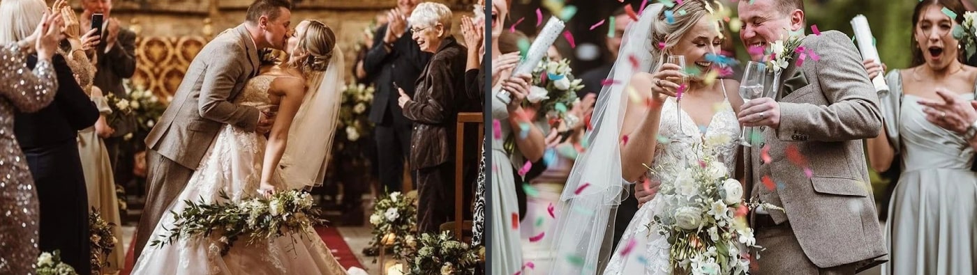 Wedding flowers from Belles Florist in Orpington